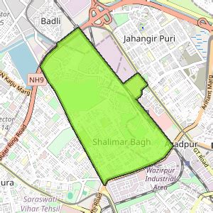 pin code of shalimar bagh new delhi